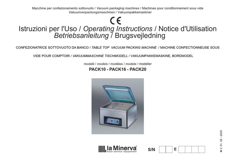 la Minerva PACK10 operating instructions