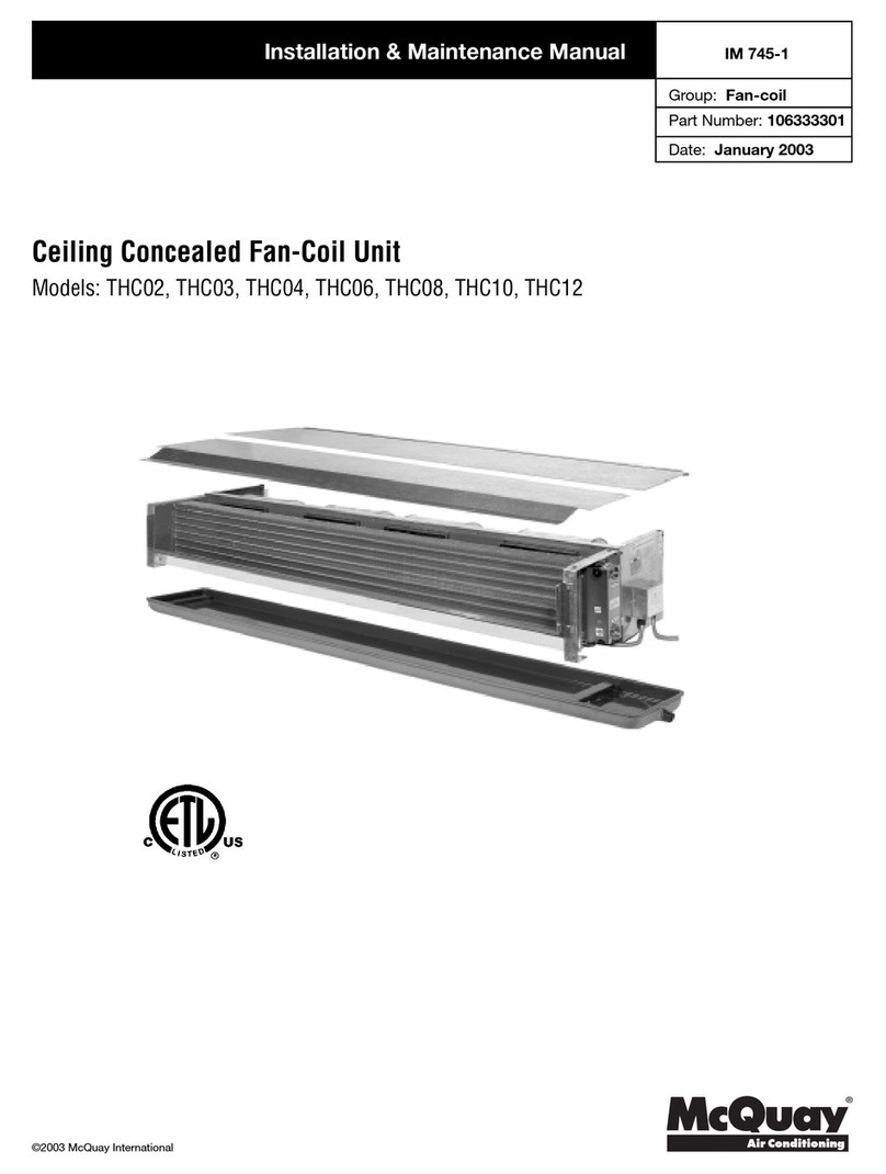 McQuay THC02 Instruction Manual