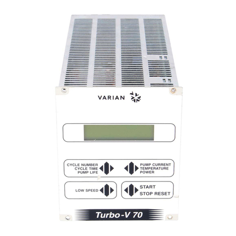 Varian Turbo-V70 instructions