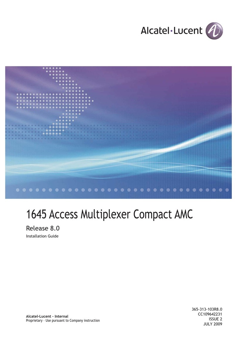 Alcatel-Lucent 1645 AMC User manual