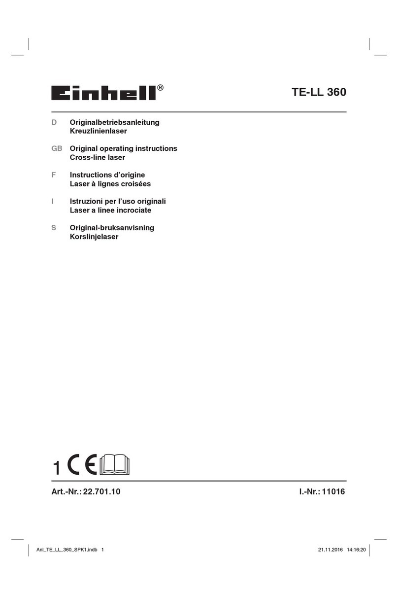 EINHELL TE-LL 360 User manual