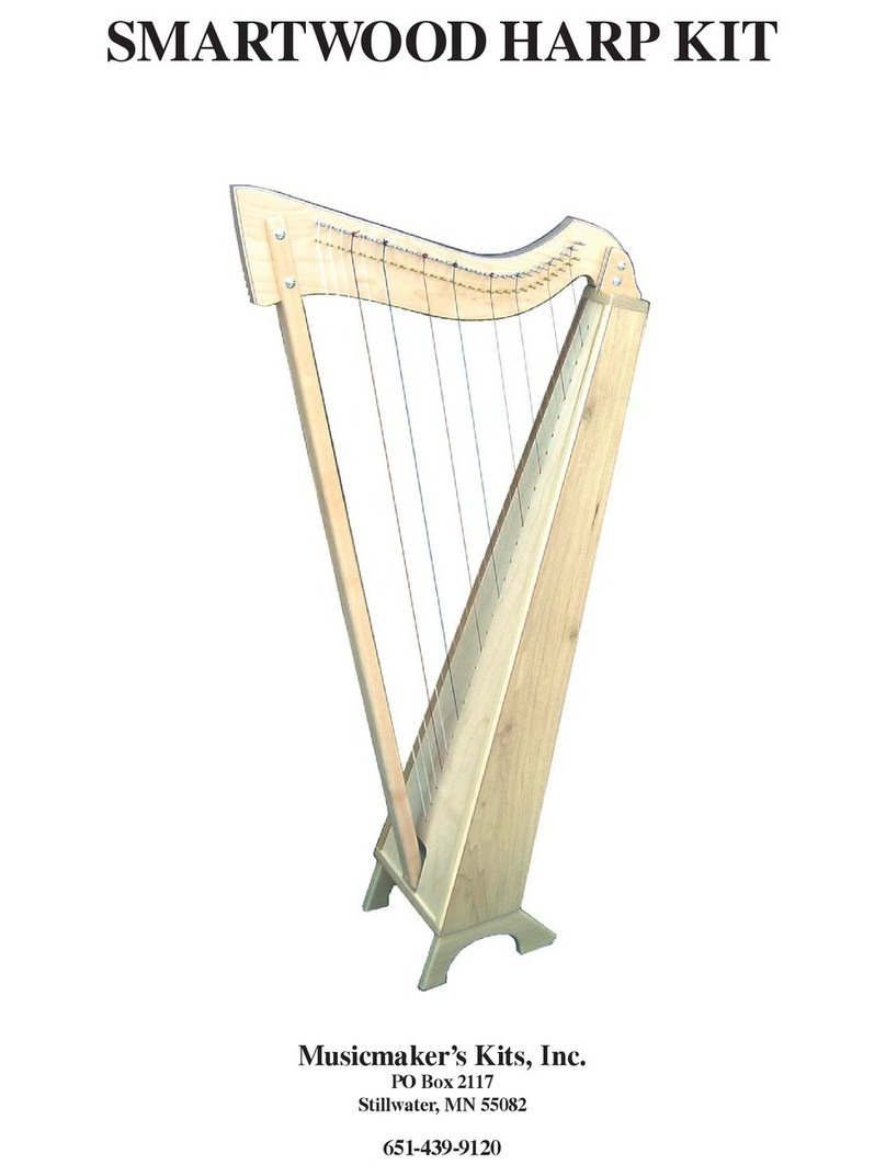 Musicmaker’s Kits SMARTWOOD HARP KIT manual