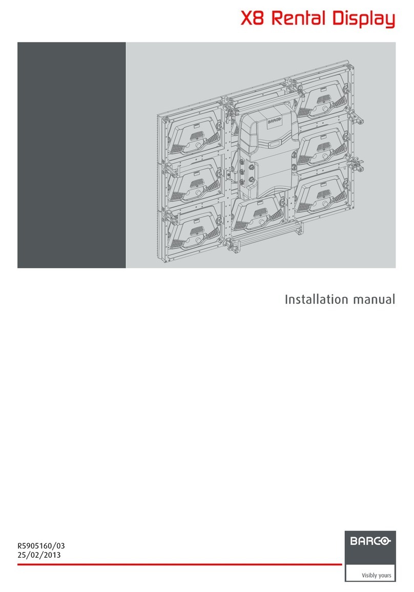 Barco X8 User manual