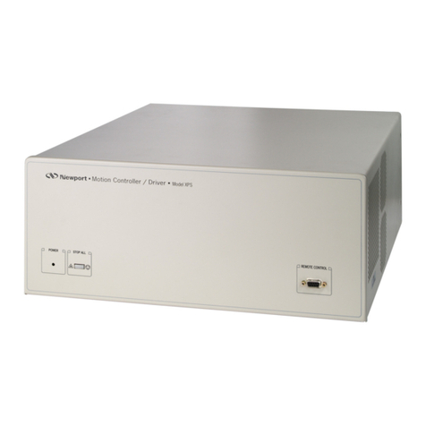Newport XPS Operating and maintenance manual
