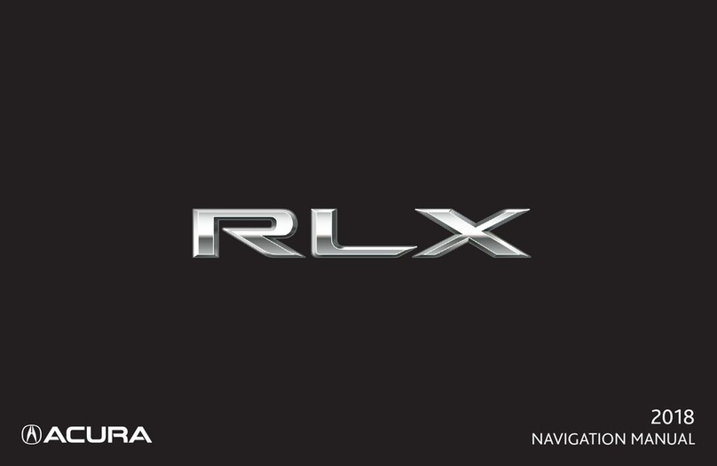 Acura RLX 2018 Navigation manual