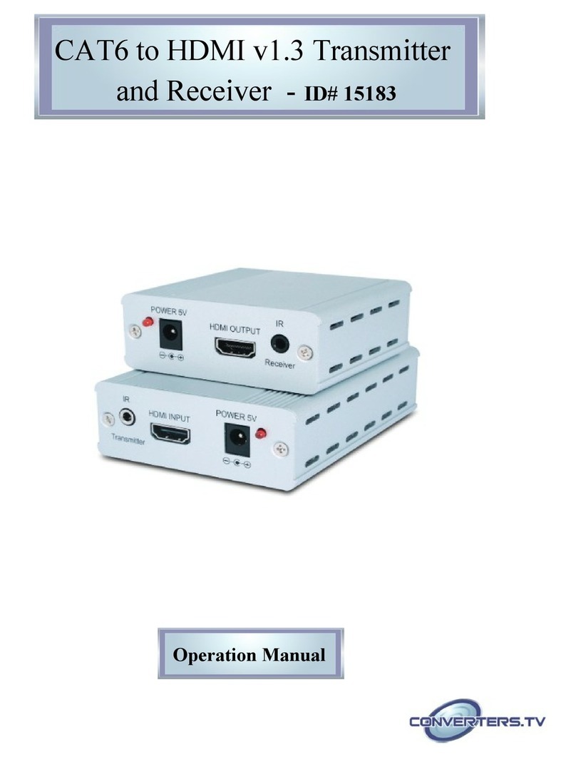 Converters.TV 15183 Operation manual