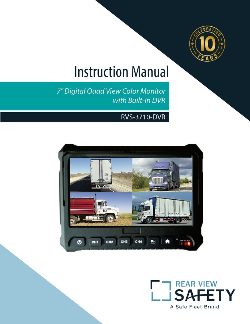 Rear view safety RVS-3710-DVR instruction manual