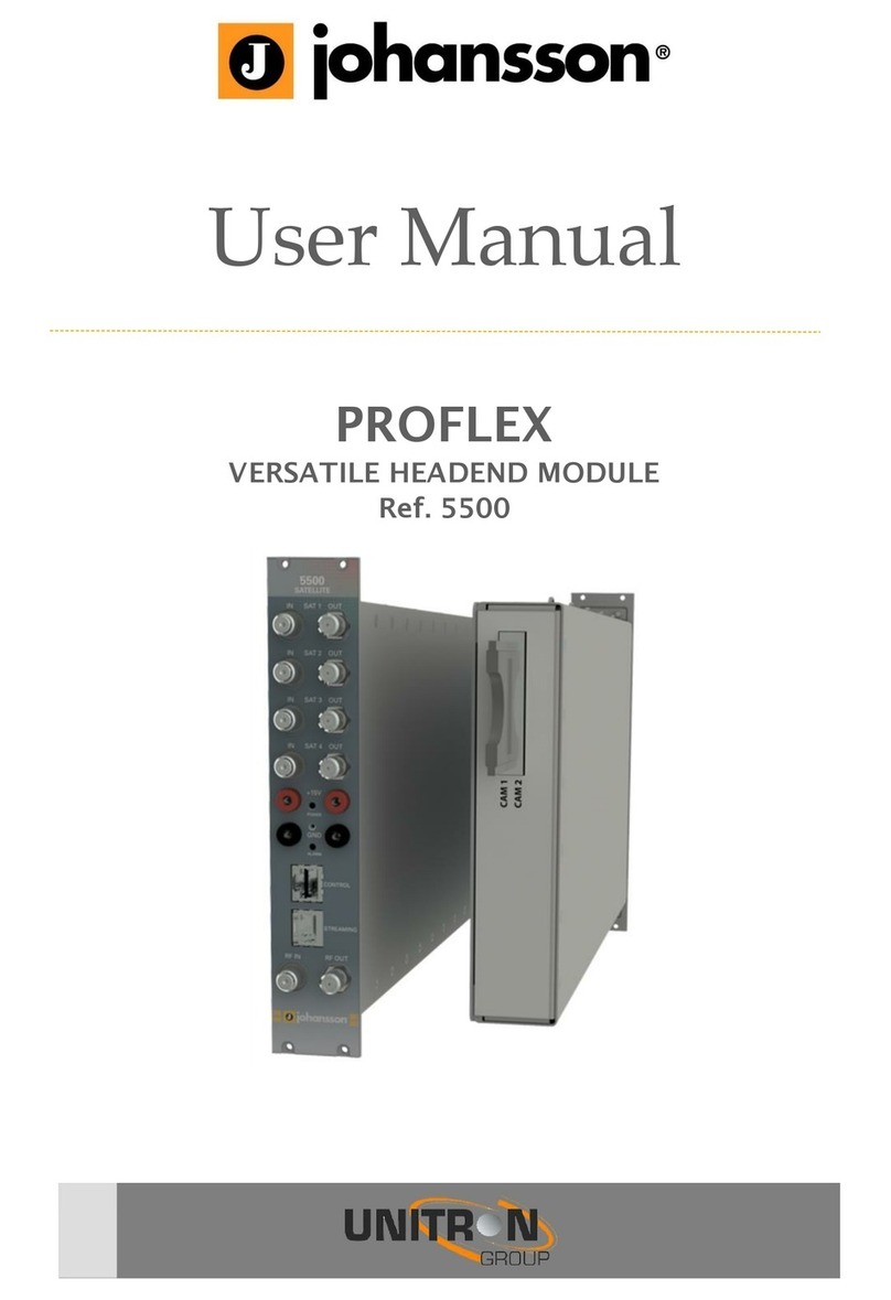 Johansson proflex 5500 user manual