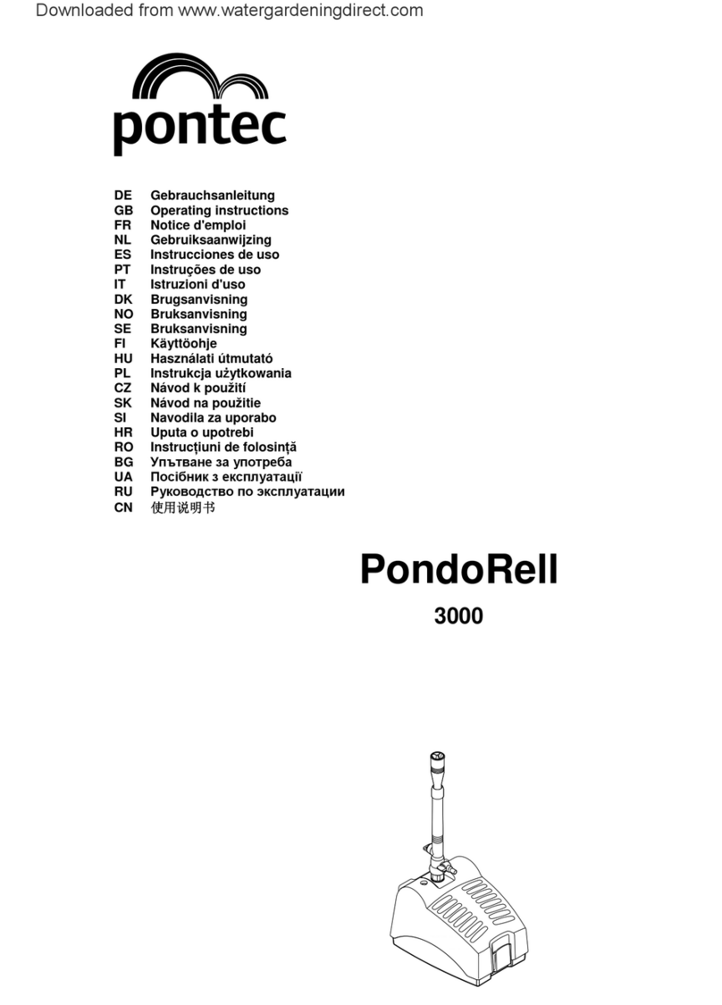 Pontec PondoRell 3000 User manual