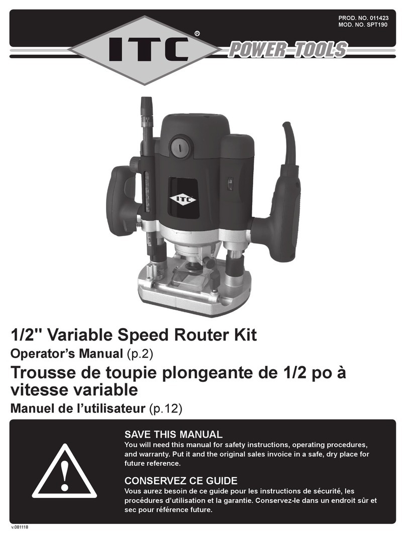 ITC SPT190 Operator's manual
