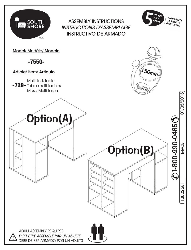SouthShore 7550 User manual