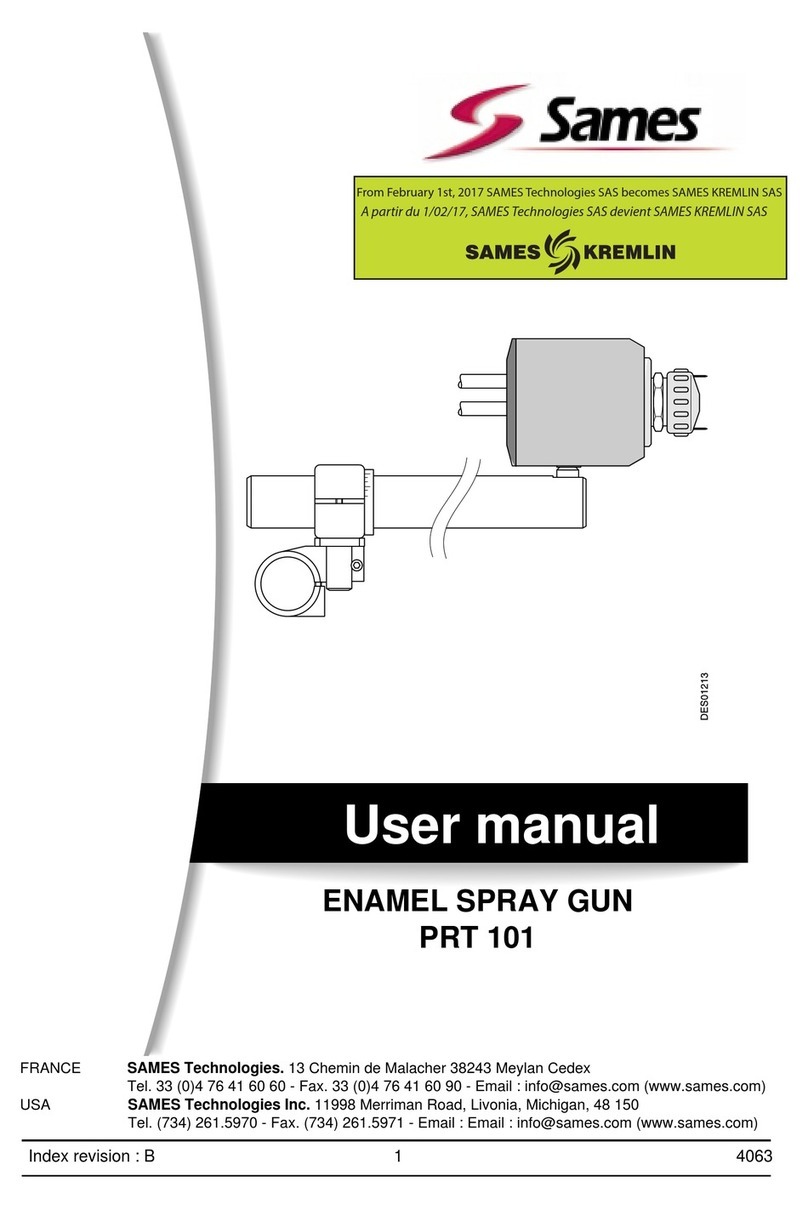 SAMES KREMLIN PRT 101 user manual