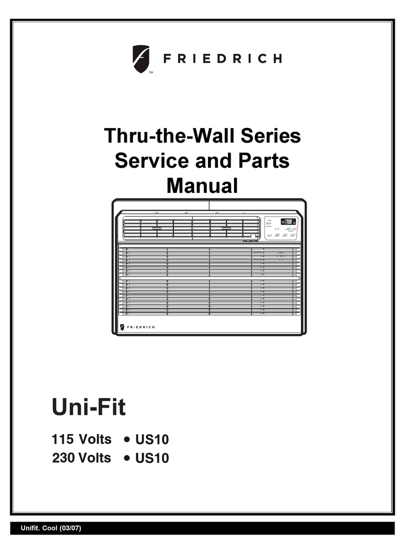 Friedrich US08D10C User manual