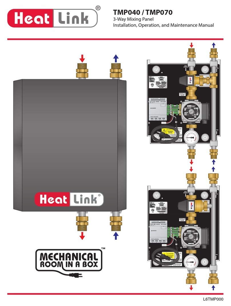 HeatLink TMP040 Installation, operation and maintanance manual