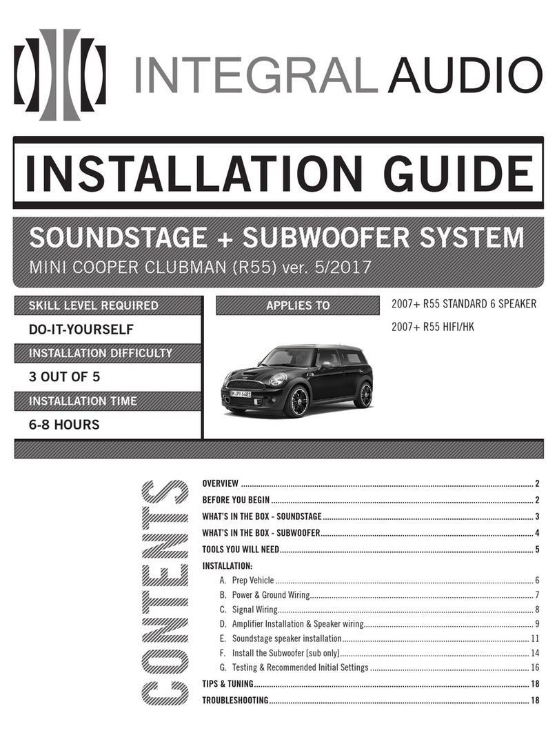 Integral Audio IASS-T installation guide