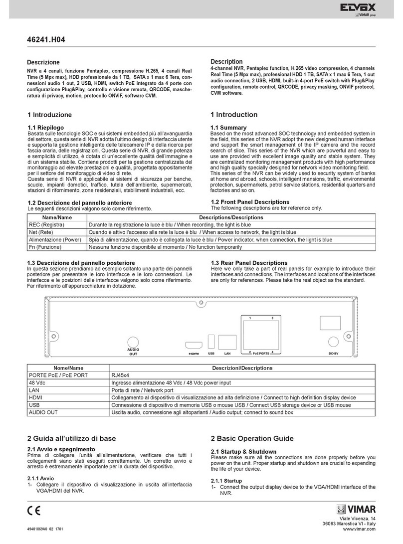 Elvox 46241.H04 user manual