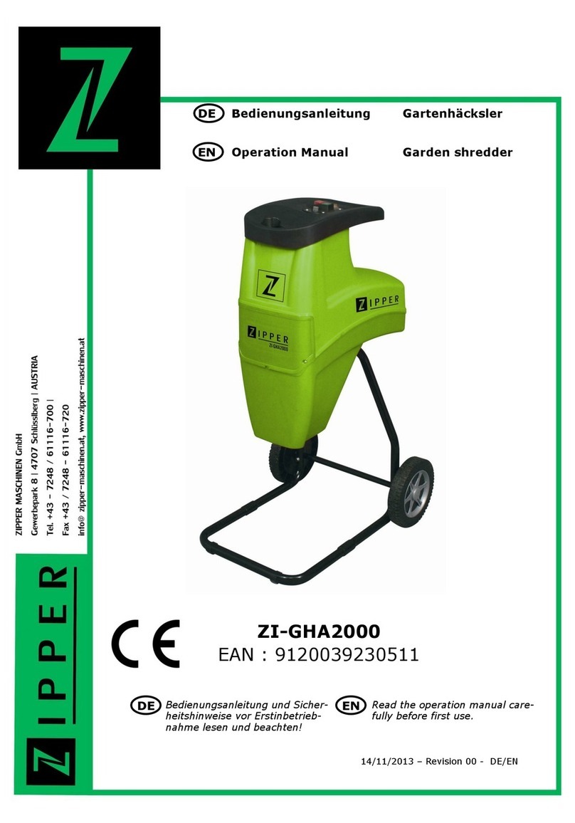 Zipper Mowers ZI-GHA2000 Operation manual