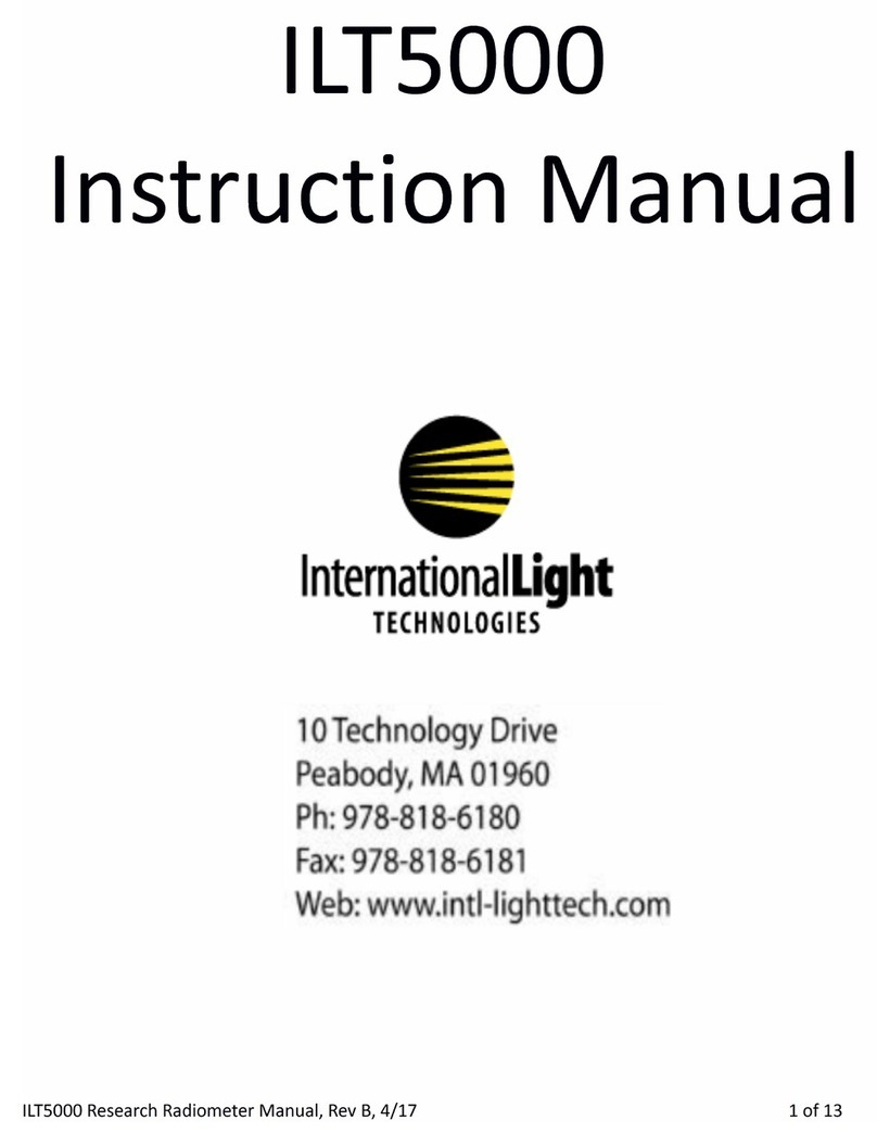 International Light Technologies ILT5000 User manual