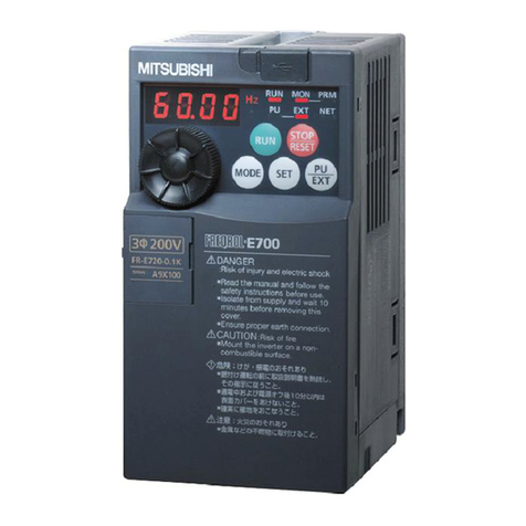 Mitsubishi Electric FR-E720-0.1K instructions