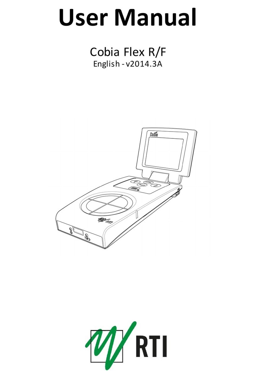 RTI Cobia Flex R/F User manual