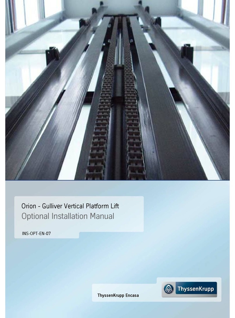 ThyssenKrupp orion installation manual