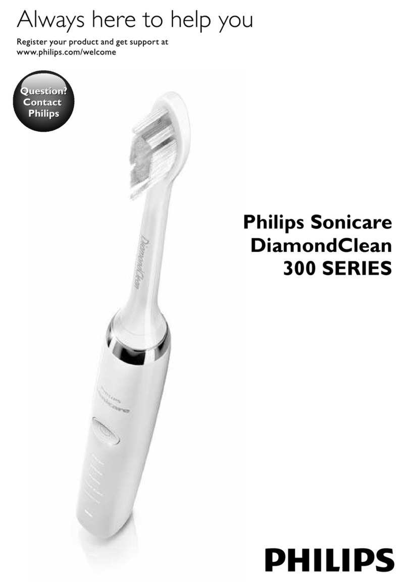 Philips Sonicare DiamondClean 300 SERIES User manual
