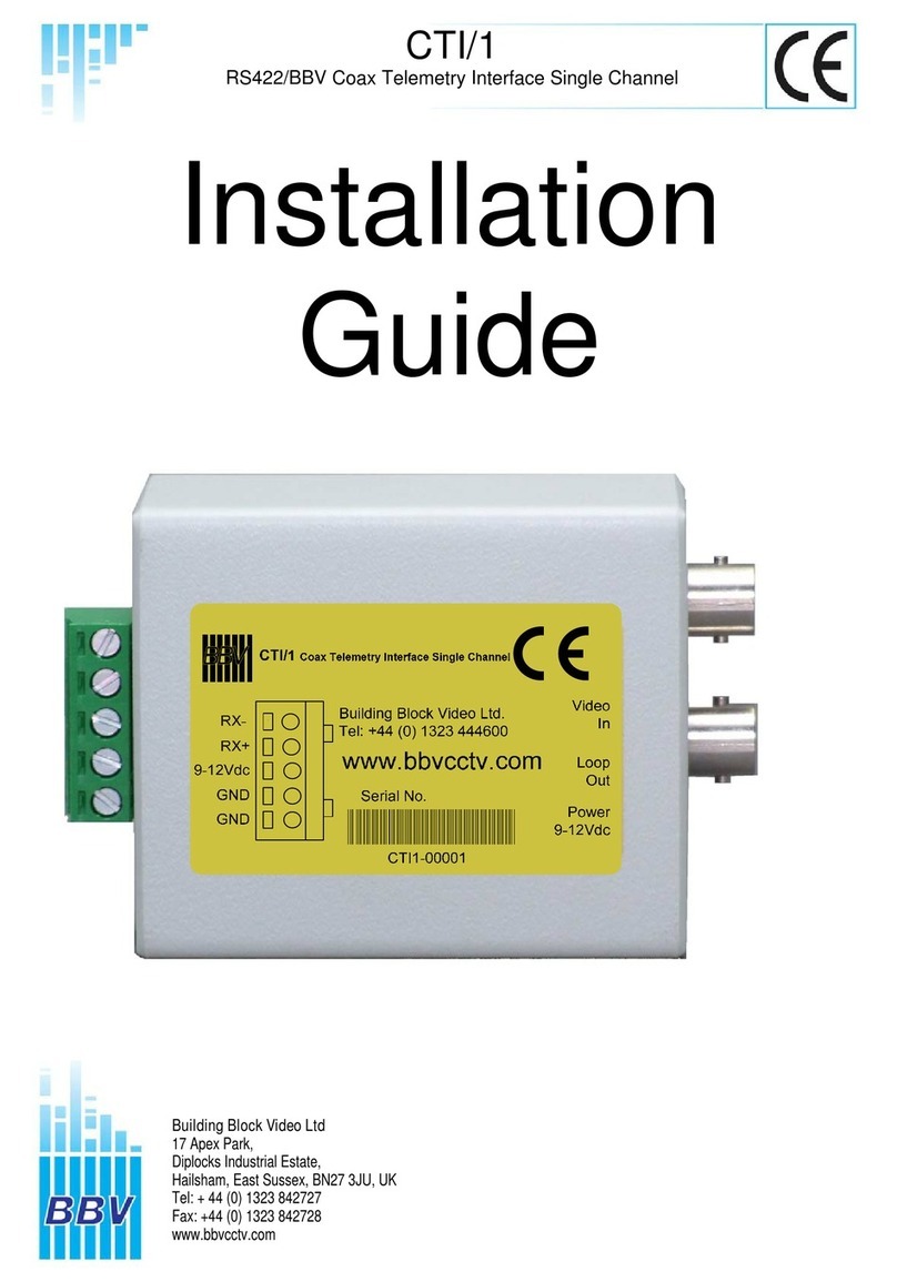 BBV CTI/1 installation guide
