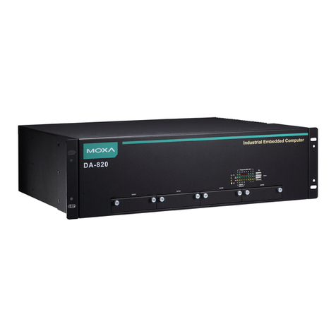Moxa Technologies DA-820 Series User manual