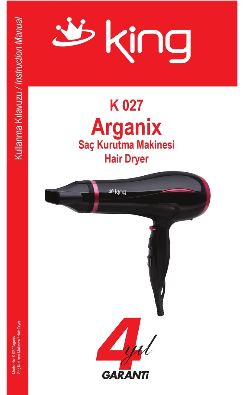 KING K 027 Arganix User manual