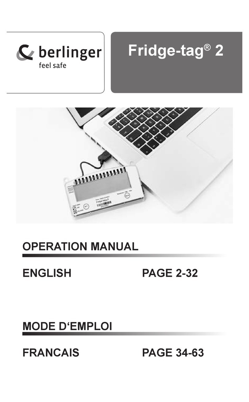 berlinger Fridge-tag 2 User manual