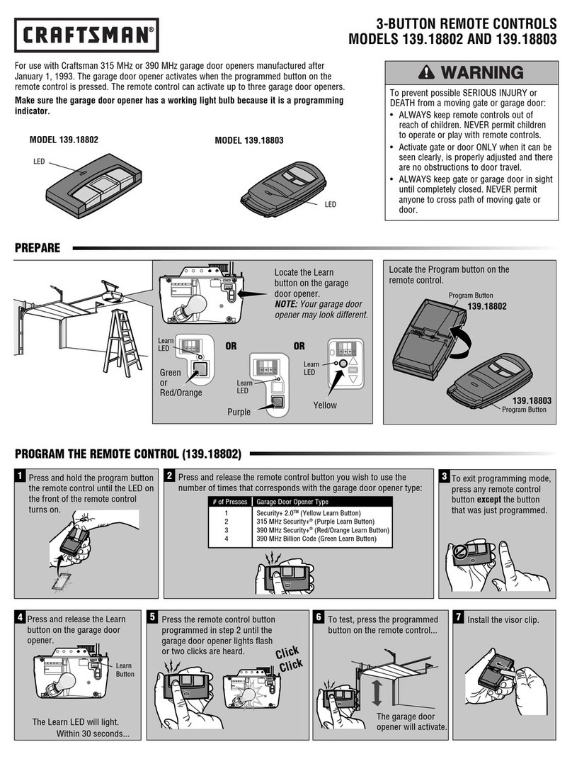 Craftsman 139.18802 User manual