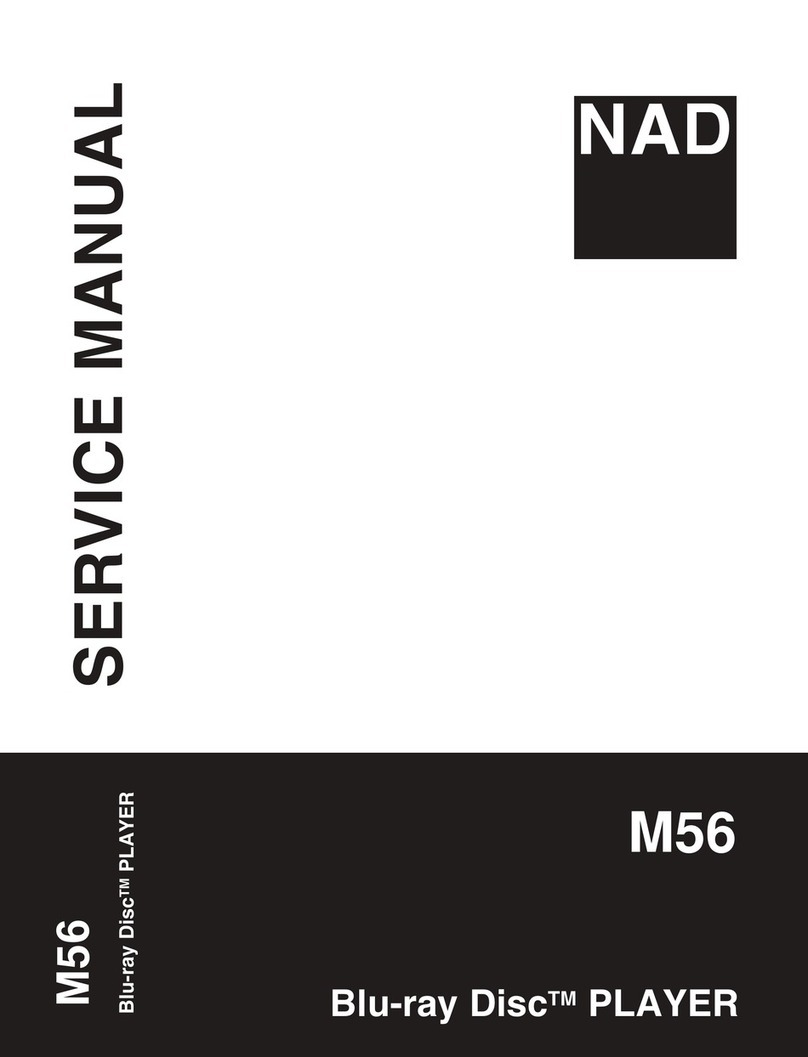 NAD M56 User manual