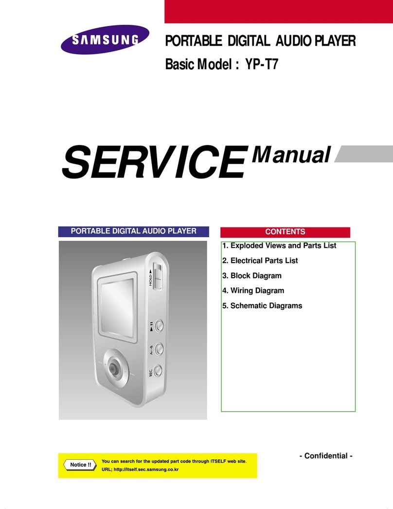 Samsung YP-T7 User manual