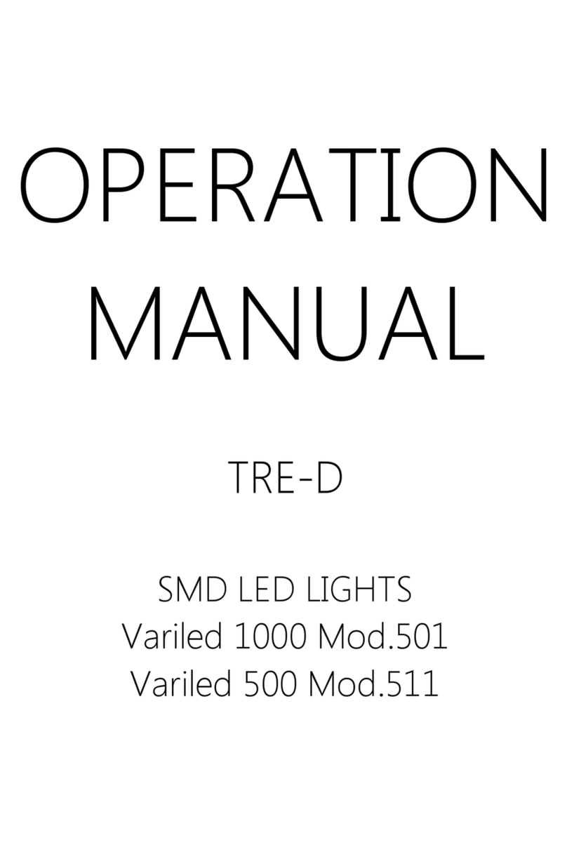 Tre-d-eng Variled 1000 Mod.501C Operation manuals