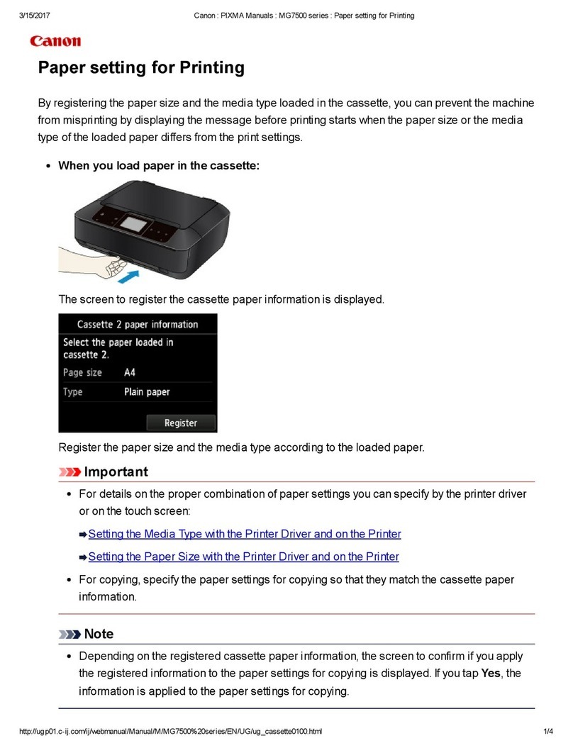 Canon PIXMA MG7500 Series User manual