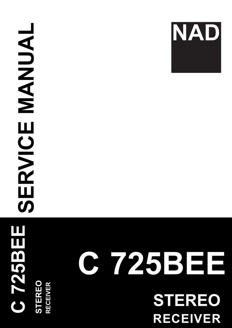 NAD C 725BEE Service manual