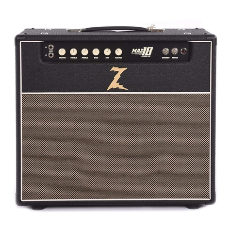 DR. Z Amplification MAZ 18NR User manual