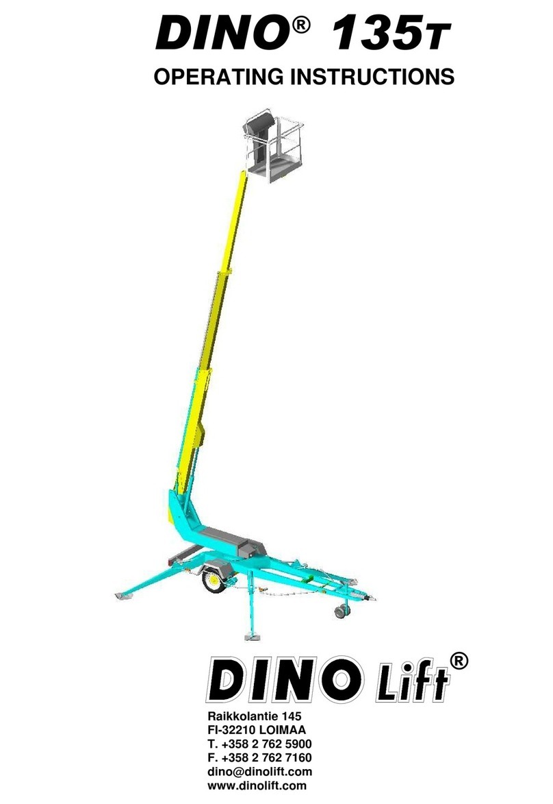 Dino lift 135T operating instructions Dino lift 135T operating instructions