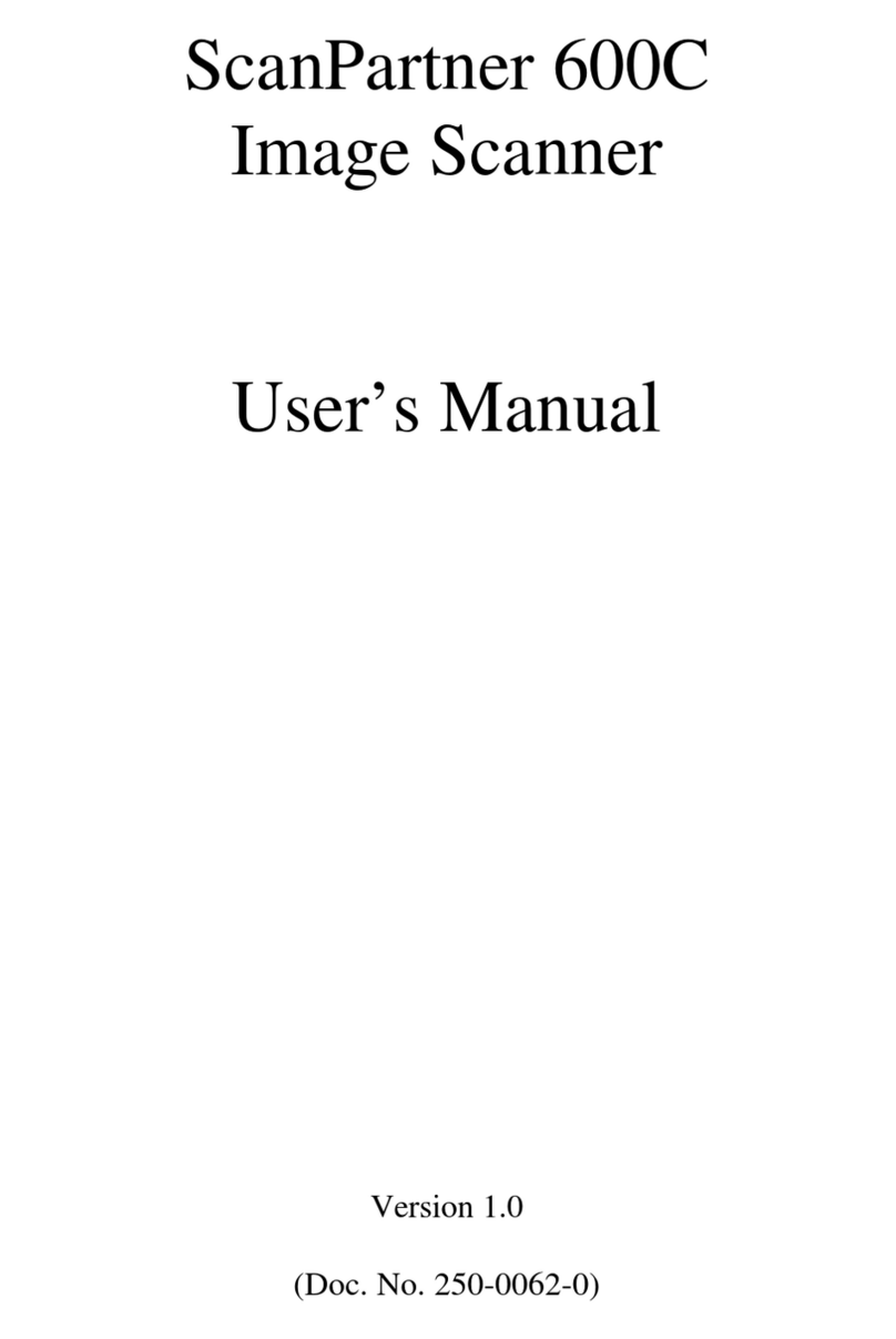 Fujitsu SCANPARTNER 600C User manual Fujitsu SCANPARTNER 600C User manual