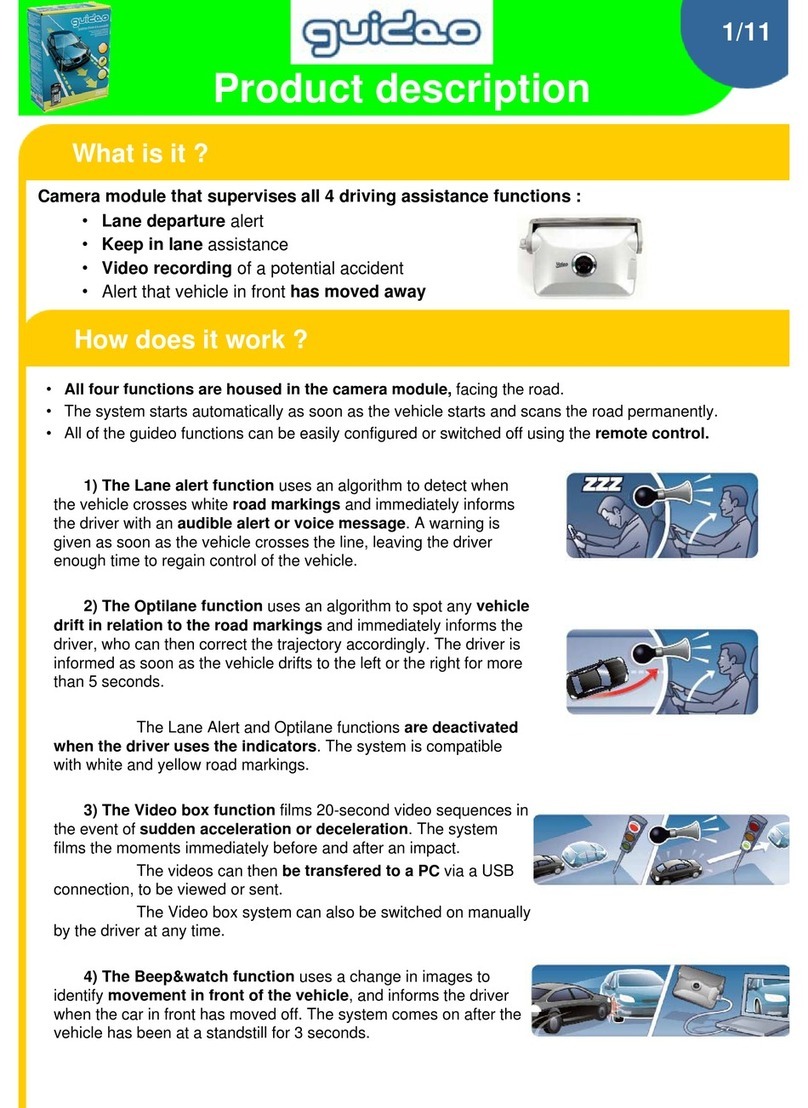 Valeo beep & park User manual