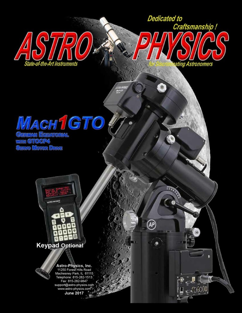 ASTRO-PHYSICS Mach1GTO manual