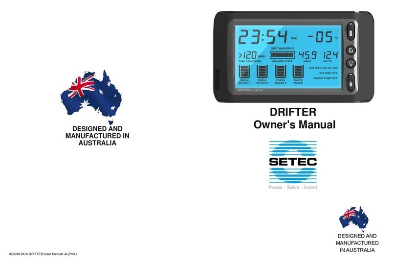 Setec DRIFTER User manual