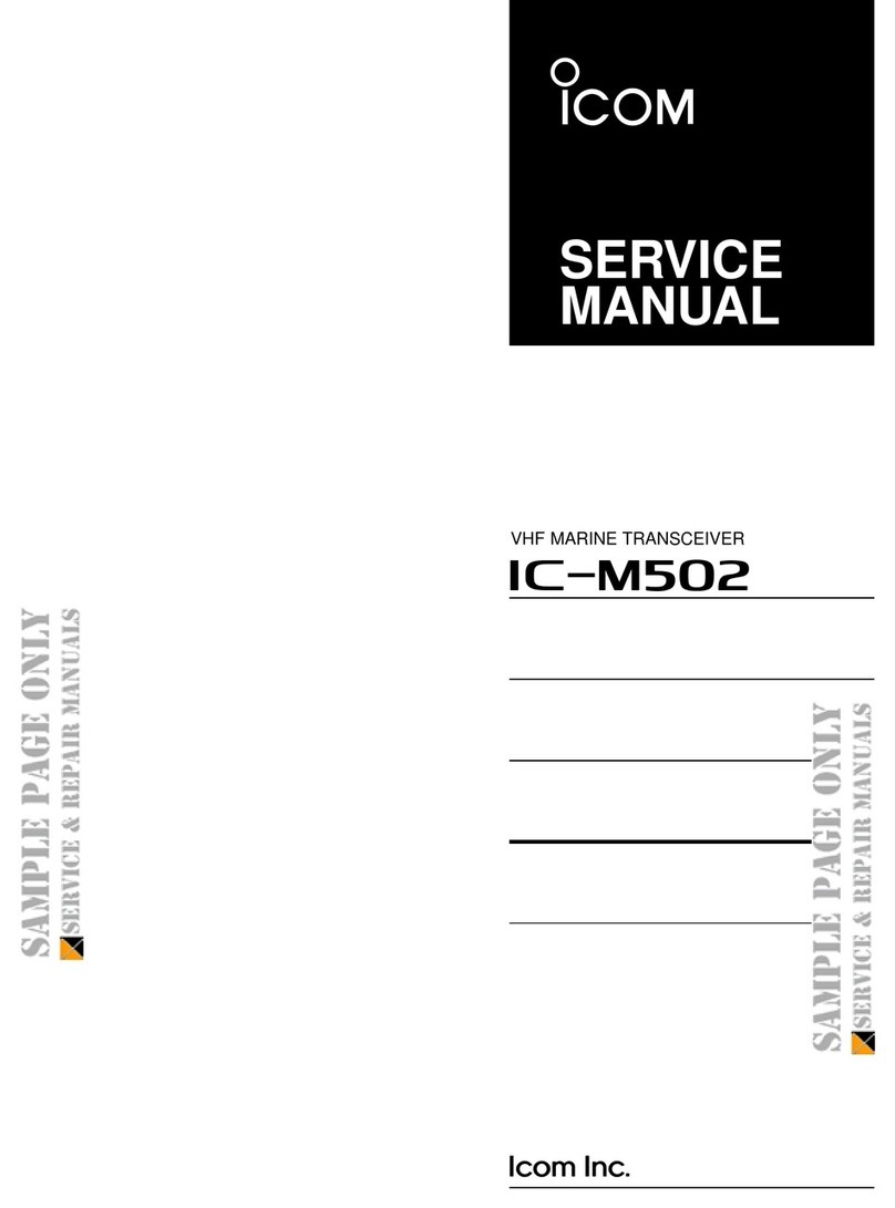 Icom IC-M502 User manual