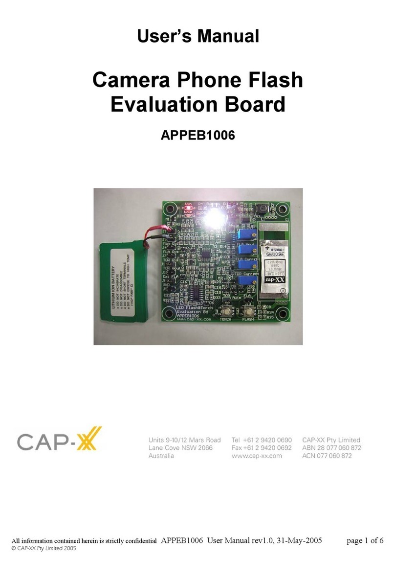 CAP-XX APPEB1006 user manual