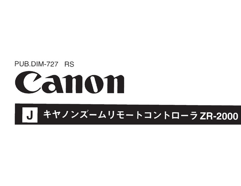 Canon ZR-2000 User manual