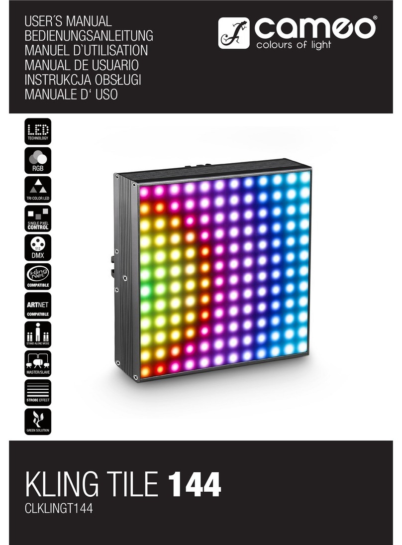 Cameo KLING TILE 144 User manual