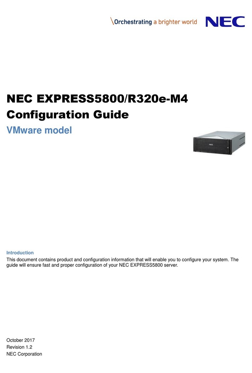 NEC Express5800/R320e-M4 Configuration guide NEC Express5800/R320e-M4 Configuration guide
