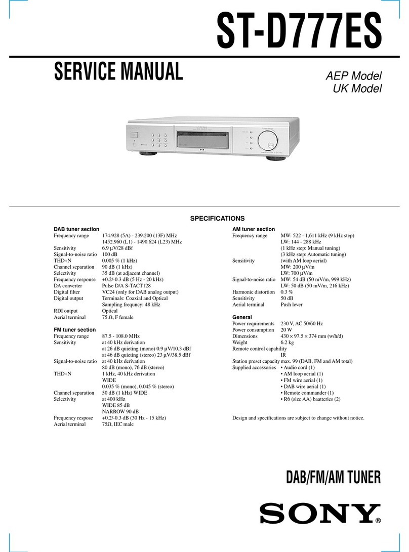 Philips ST-D777ES User manual Philips ST-D777ES User manual