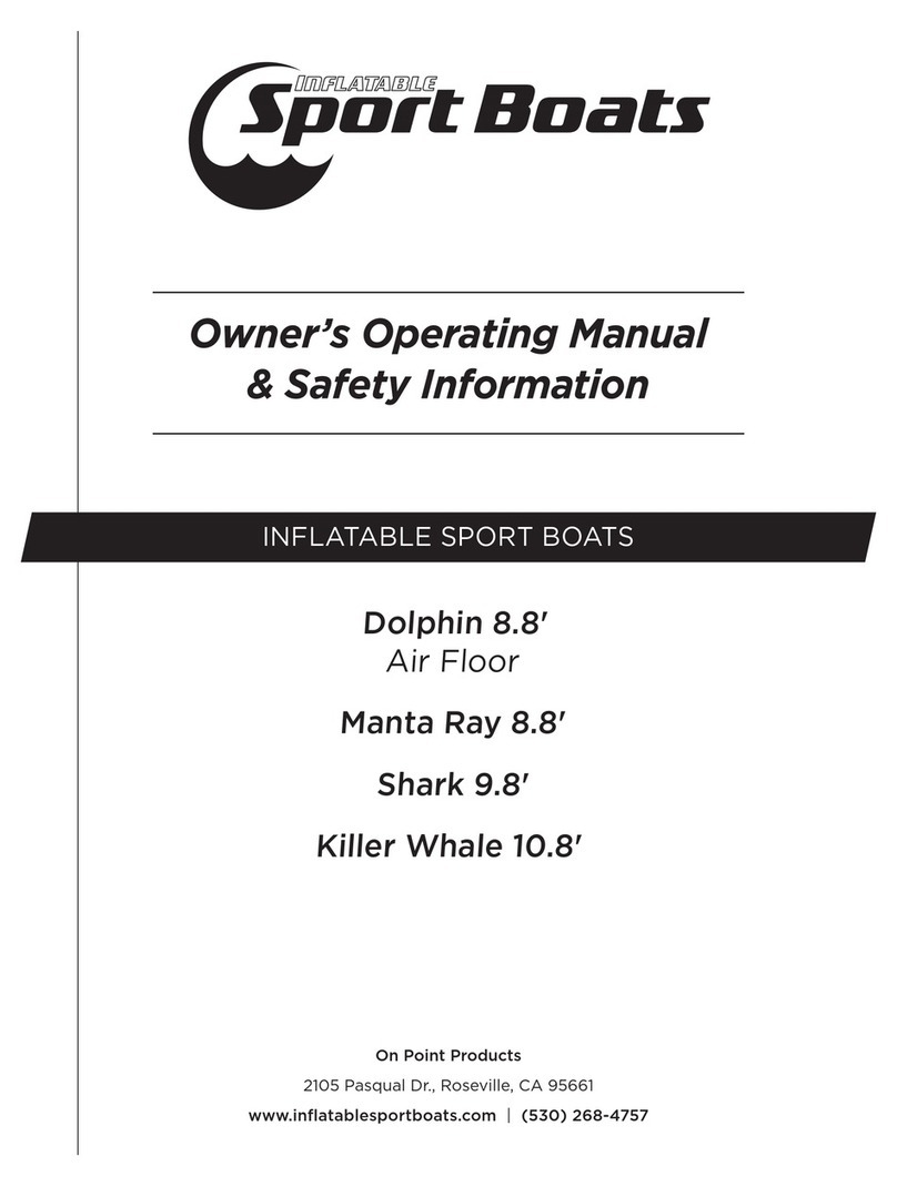 Sport Boats Dolphin 8.8' Air Floor Owner's operating manual & safety information Sport Boats Dolphin 8.8' Air Floor Owner's operating manual & safety information