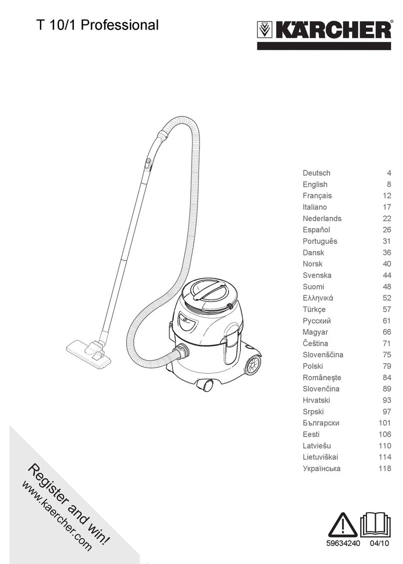 Kärcher T 10/1 Professional Original instructions Kärcher T 10/1 Professional Original instructions